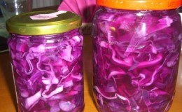 Simple and tasty ways to pickle red cabbage for the winter in jars