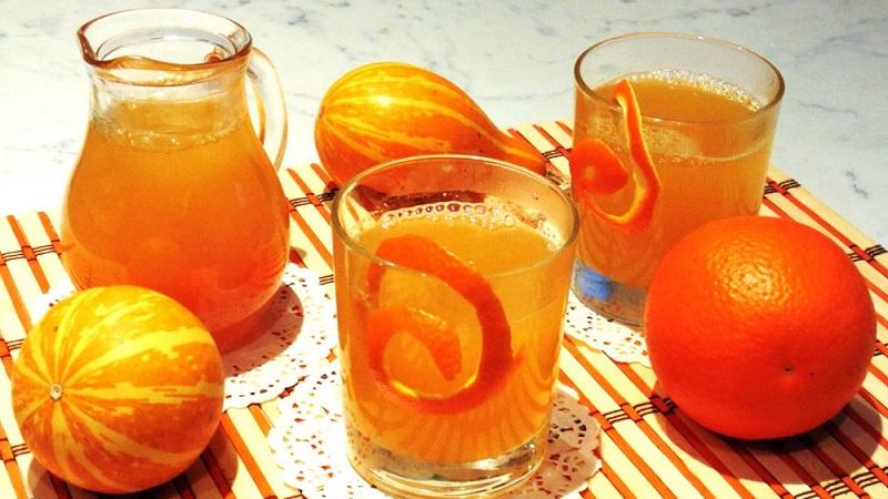 Wie man frisch gepressten Kürbissaft macht: die besten Rezepte mit Zusatz von Gemüse und Obst, Anwendung zur Behandlung