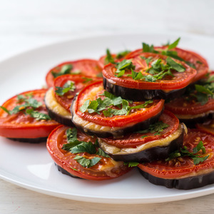 Frühreife und thermophile Aubergine Vera von einheimischen Züchtern