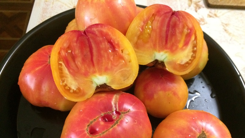 Unglaublich süßer und unglaublich schöner Tomatenhoniggruß