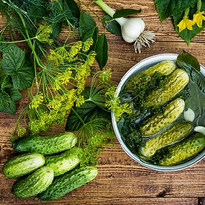 Die Zubereitung knuspriger Gurken für den Winter in Gläsern ist einfach und lecker