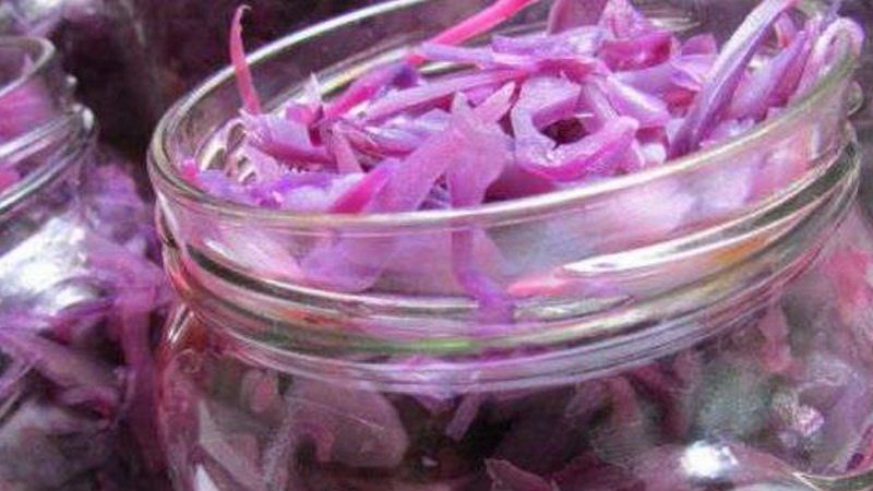 Eine Auswahl sehr leckerer Rezepte für Rotkohl für den Winter im Glas