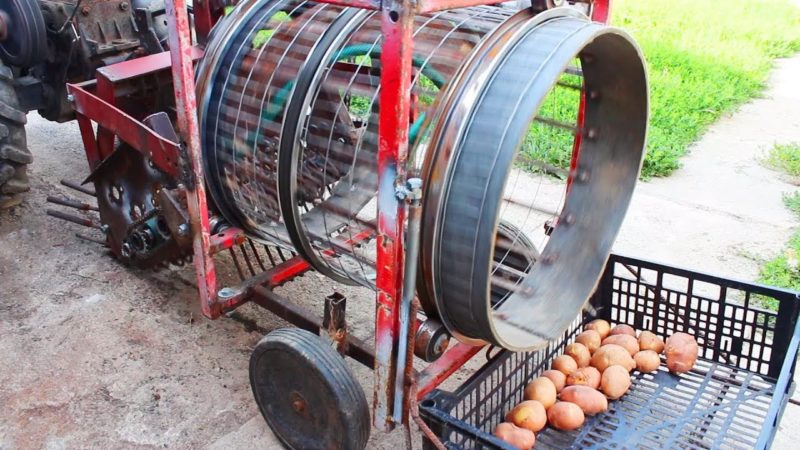 So machen Sie einen Kartoffelgräber mit Ihren eigenen Händen: Schritt-für-Schritt-Anleitung von A bis Z.